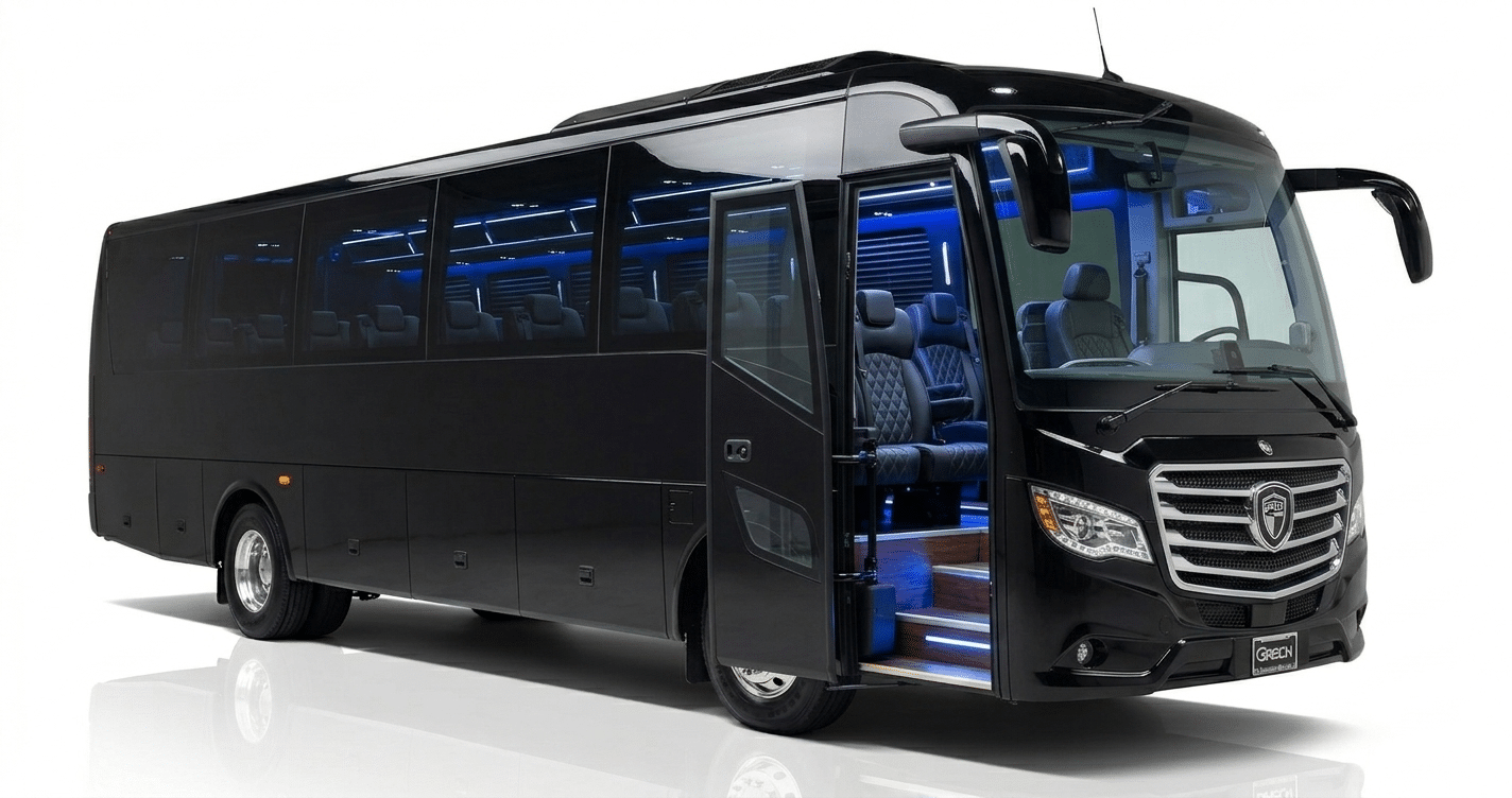 Premium coach bus for group travel